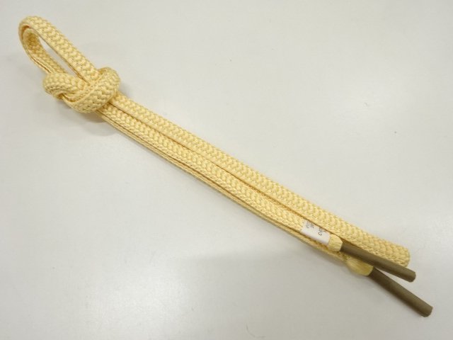 JAPANESE KIMONO / UNUSED HAND-TIED OBIJIME